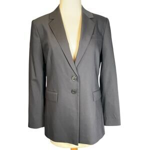 Classiques Entier Wool Blend Tailored Blazer Women’s Black NWT Workwear Jacket